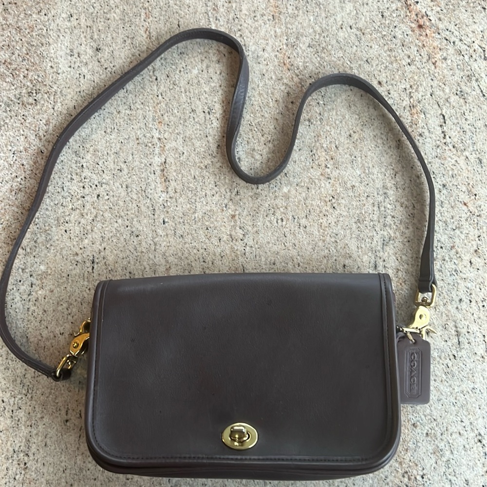 Vintage Coach Leather Crossbody